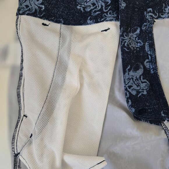 Sperry Water Shorts Size 30 – Octopus Print Swim Trunks – Navy Blue NWT - Picture 10 of 16